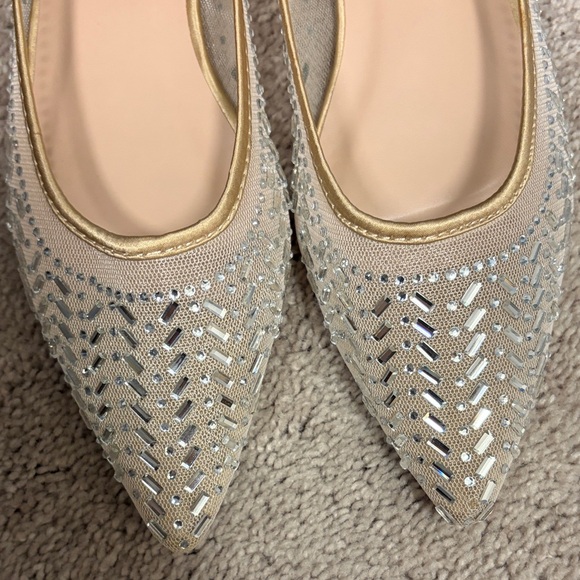 Lulu's Metallic Gold and Silver Flats - Picture 5 of 6